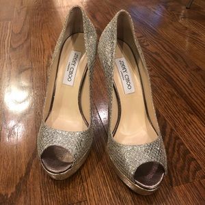 Jimmy choo. Brand new crown pump in glitter